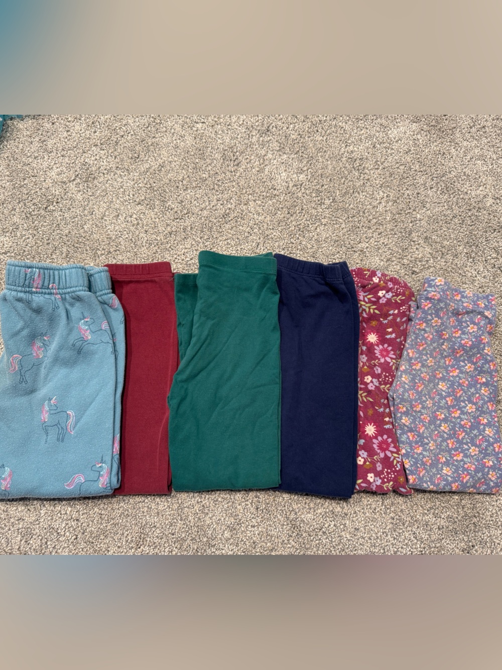 Bundle of Toddler Girls 4T Pants Leggings